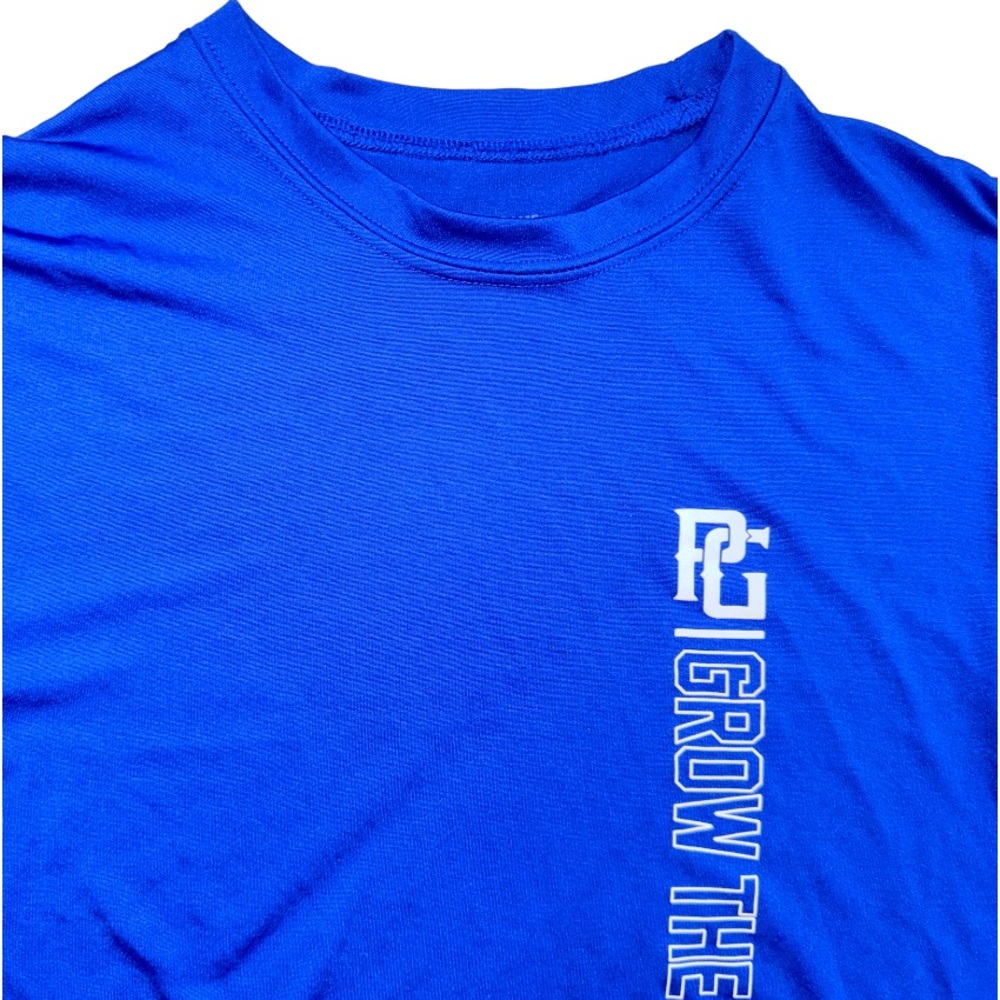 PERFECT GAME Baseball blue polyester T-Shirt men’s size Small